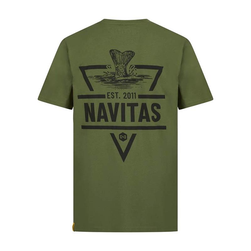 Pour vos sessions - T-shirt Manches Courtes Homme Navitas Diving - Kaki - S