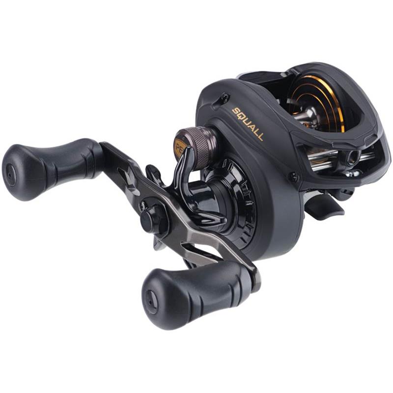 Choix du pêcheur - Moulinet Casting Penn Squall LOW Profile - 300 - 220M - 32/100 - 7.3/1 - 86 - 6 - 10.8 - 265 - A Droite pour Gaucher
