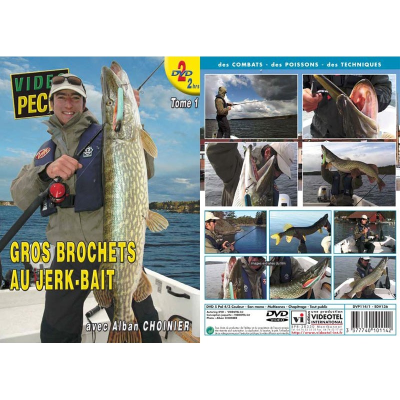 Sélection pêche - DVD Gros Brochets au Jerk - Bait (2 Dvd) avec Alban Choinier - Peche des Carnassiers - Video Peche