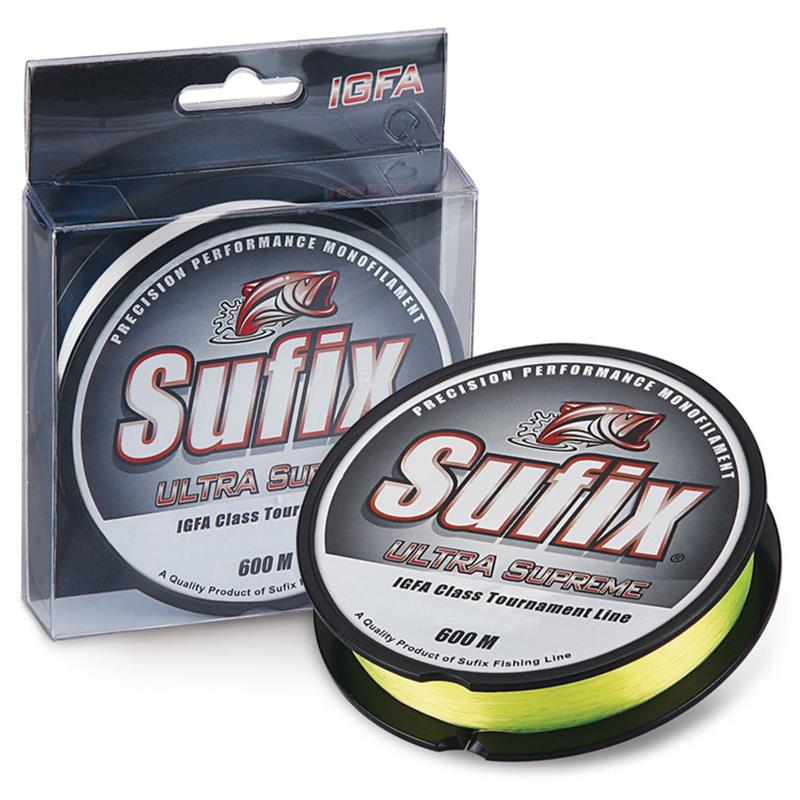 Choix du pêcheur - Nylon Sufix Ultra Supreme Igfa - Fluo Yellow - Fluro Yellow - 100/100 - 60 - 1000 - 130