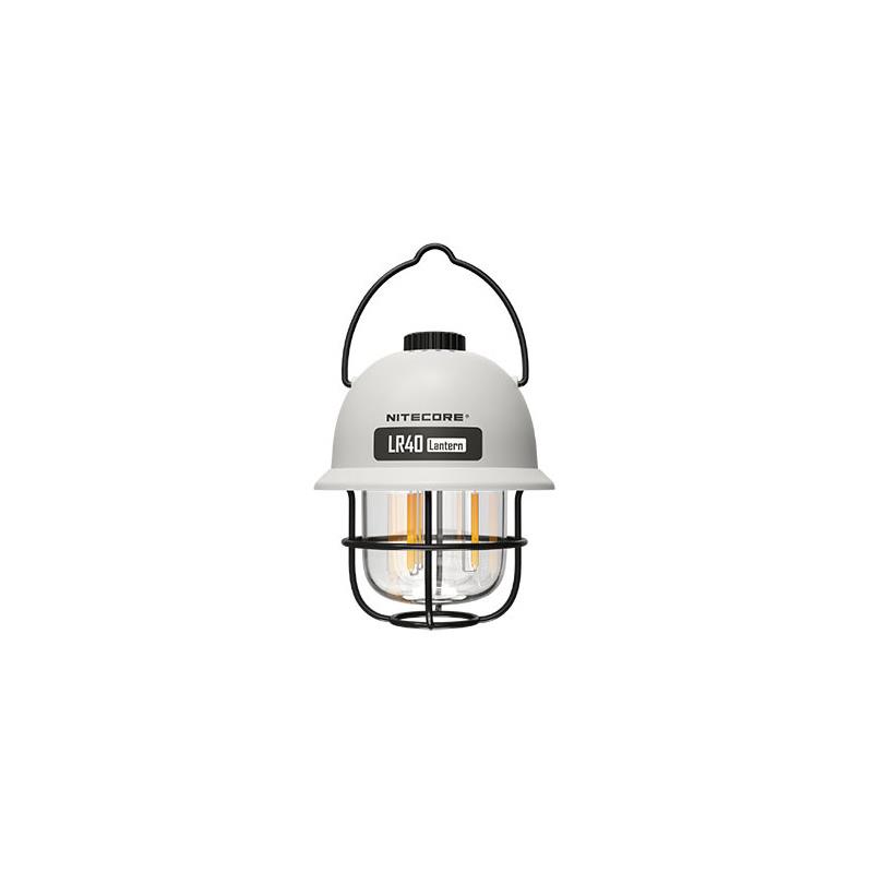 Choix du pêcheur - Lanterne Nitecore Rétro Multifonction LR40 - Blanc - 117 x 96 x 96