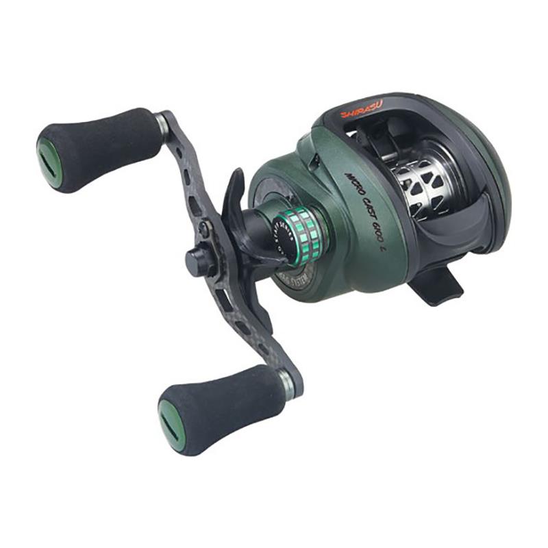 Pour vos sessions - Moulinet Casting Balzer Shirasu BC Micro Cast 600 l - 100 - 220M - 16/100 - 6.6/1 - 6 - 4 - 165 - A Gauche pour Droitier