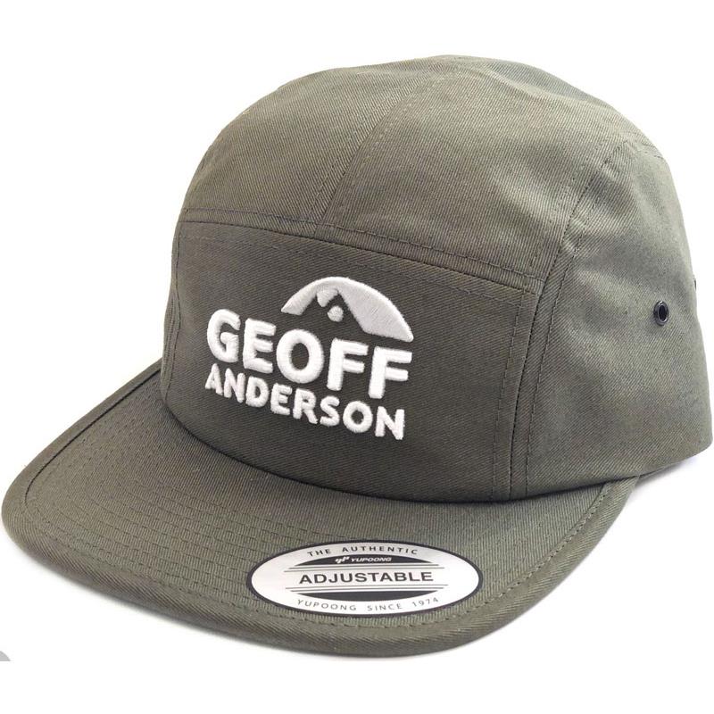 Pour vos sessions - Casquette Homme Geoff Anderson Flexfit Jockey - Vert - Unique