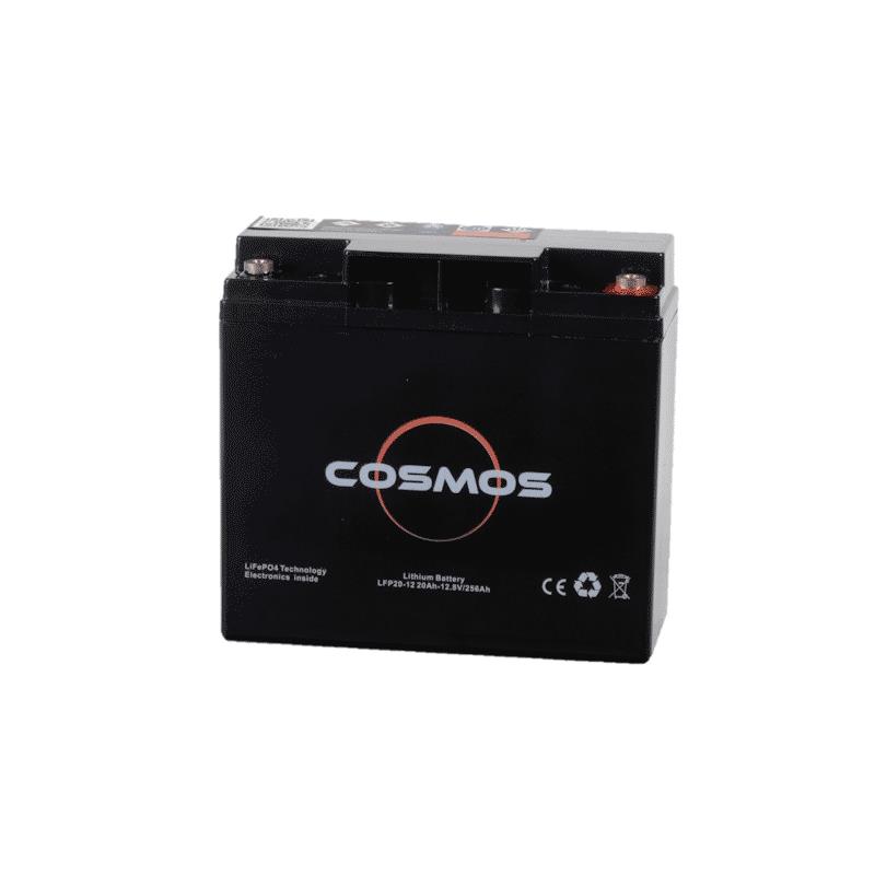 Pour vos sorties - Batterie Lithium Cosmos LIFEPO4 12V 20AH