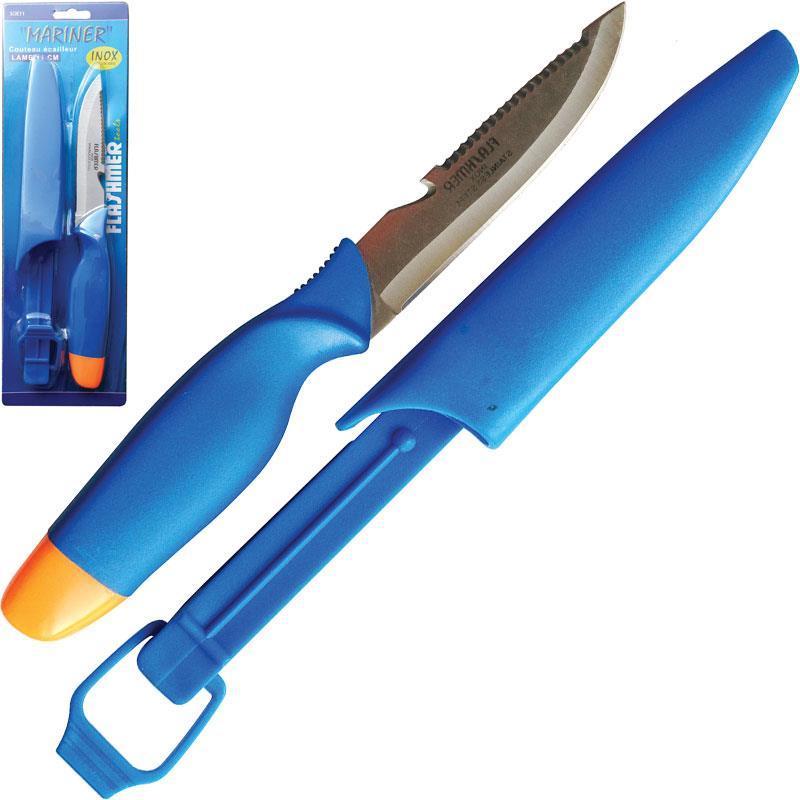 Choix du pêcheur - Couteau Ecailleur Flottant Flashmer Mariner - 11