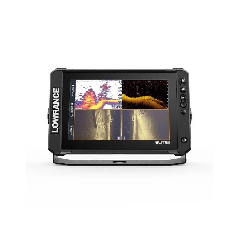 Sélection pêche - Sondeur GPS Lowrance Elite FS 10 Active Imaging 3/1 - 50/83/200/455/800 - 1280 x 800 - Avec Sonde Active Imaging 3/1