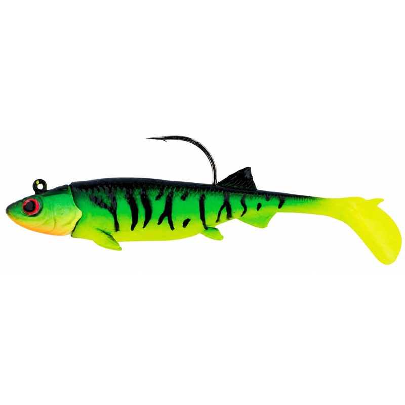 Sélection pêche - Leurre Souple Armé Berkley Powerbait Minnotator - 8.5CM - PAR 2 - Firetiger - 2 - 8.5 - 10.6