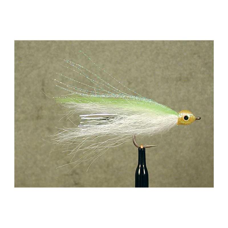 Pour vos sessions - Mouche MER TOF Fuzz SEA Minnow - Chartreuse - 1 - N°4