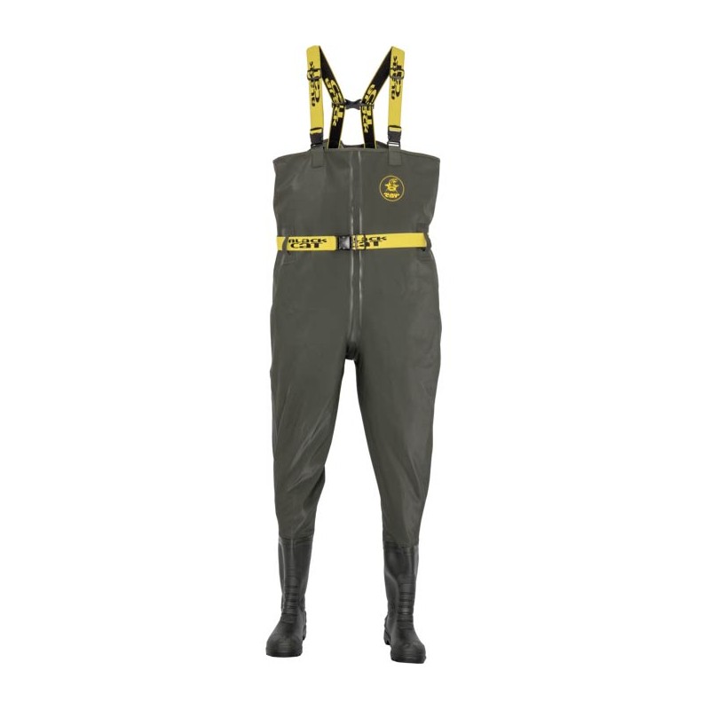 Pour vos sorties - Waders PVC Black CAT Green Booted Waders - 41