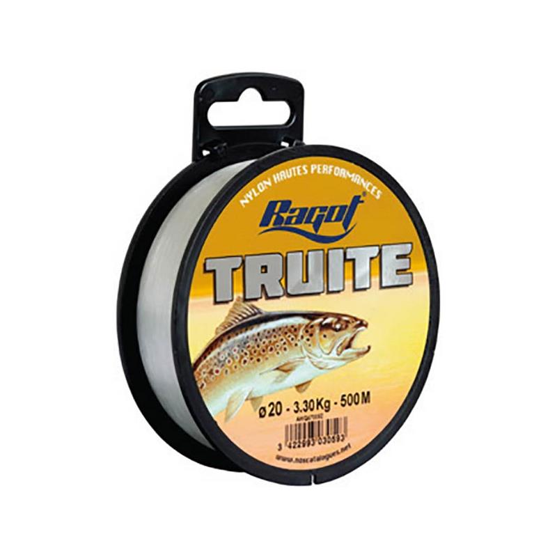 Choix du pêcheur - Nylon Truite Ragot Truite - 500M - 17.5/100 - 2.6 - 500