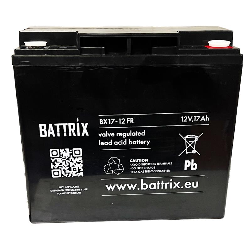 Essentiel pêche - Batterie Étanche Battrix 12V 17AH pour Sondeur