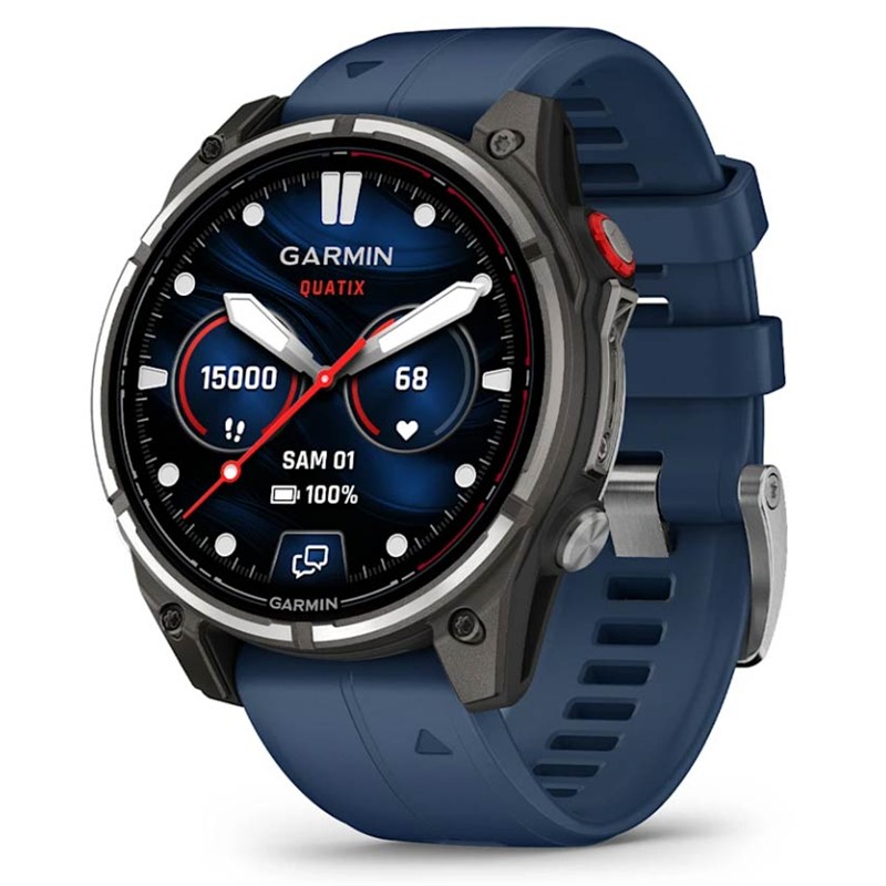 Essentiel pêche - Montre Connectée GPS Garmin Quatix 8 PRO avec Écran Amoled - 47
