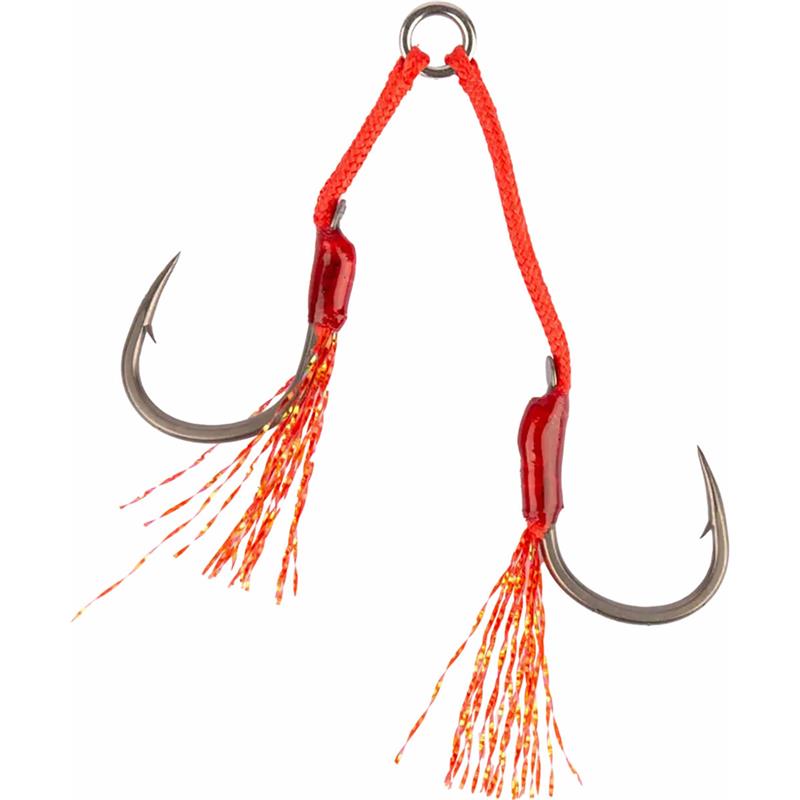 Pour vos sorties - Hameçon Assist Mustad Alpha Light Double - 2 - N°2/0
