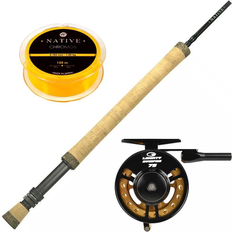 Choix du pêcheur - Ensemble Toc/nymphes Native NGN - 4 - 100M - 18/100 - 86.5 - 2.4/1 - 16.5/100 - 1.89 - 3+1 - 331 - 150
