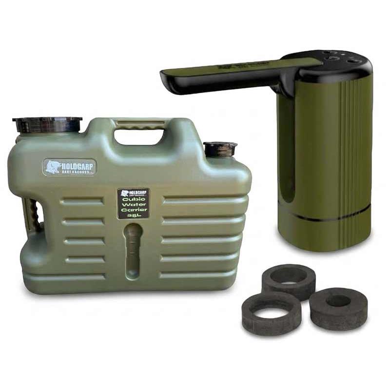 Sélection pêche - Ensemble Bidon + Robinet Holdcarp Smart Rechargeable TAP + Cubic Water Carrier 18L - 18