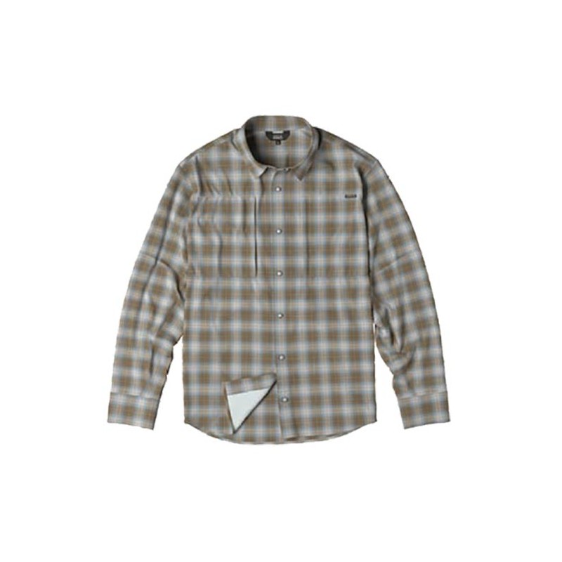 Pour vos sorties - Chemise Manches Longues Homme Orvis PRO Stretch LS Shirt - Carreaux Kaki/beige - Kaki / Beige - L