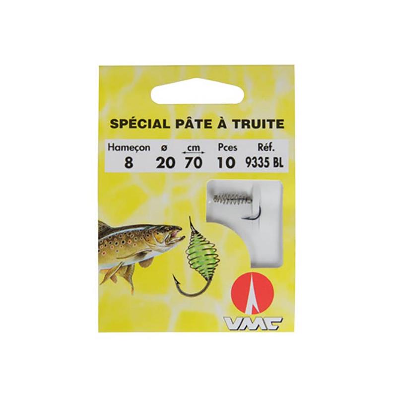 Pour vos sorties - Hamecon Monte VMC Special Pate a Truite - PAR 10 - 10 - 24/100 - N°4