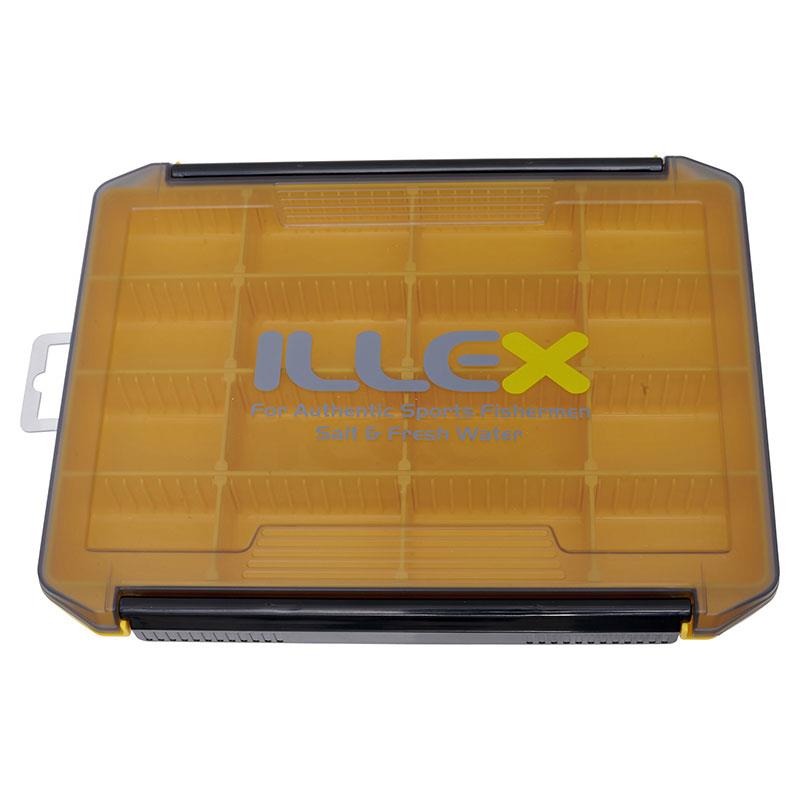 Équipement pratique - Boïte Illex Tackle BOX 255 - Jaune - 25.5 x 19.5 x 3.5 - HC