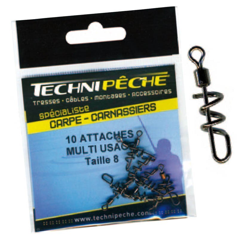 Essentiel pêche - Emerillon Technipêche Attache Rapide Universelle - PAR 10 - N°4 - 40