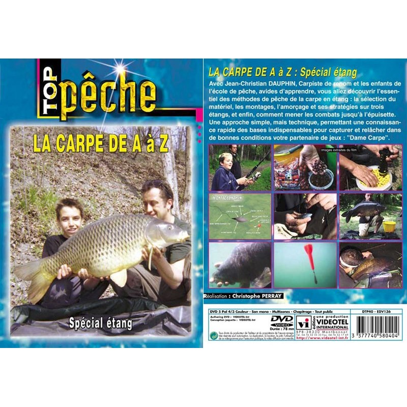 Pour vos sorties - DVD - LA Carpe de a à Z