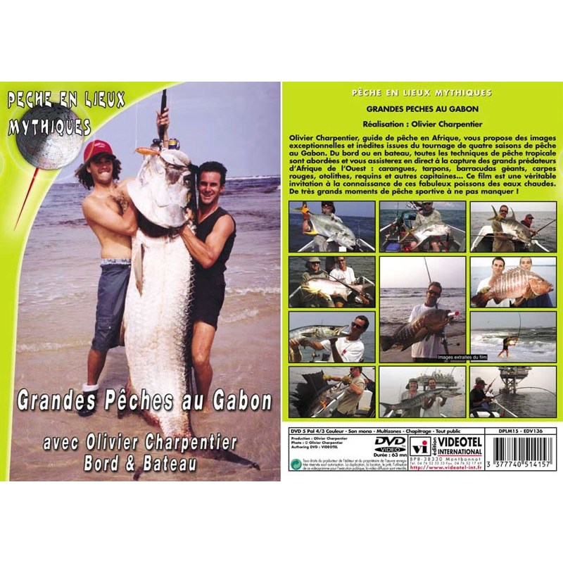 Pour vos sorties - DVD - Grandes Pêches au Gabon
