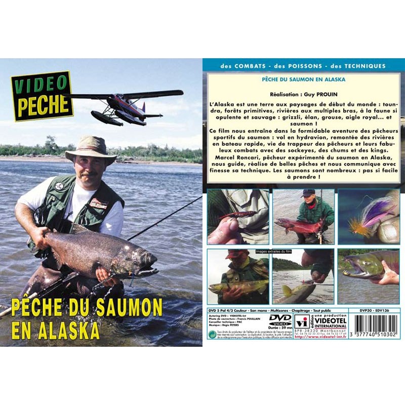 Pour vos sorties - DVD - Peche du Saumon en Alaska