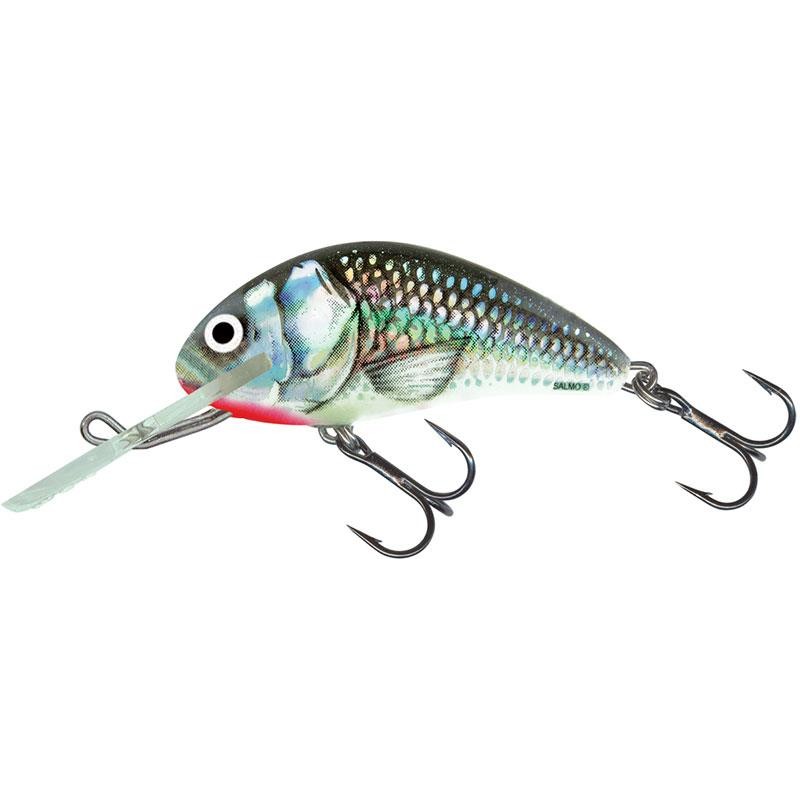 Pour vos sorties - Leurre Flottant Salmo Hornet Floating - 5CM - Holographic Grey Shiner - 1 - 5 - 7 - Flottant