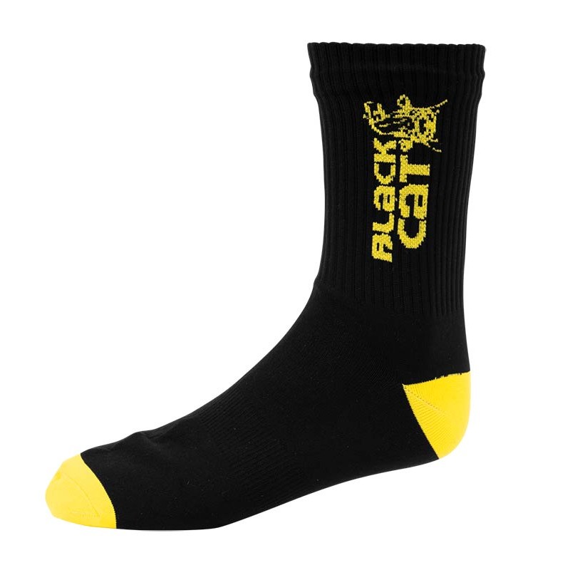 Essentiel pêche - Chaussettes Homme Black CAT CAT Shield Waterproof Socks - Noir/jaune - Noir - Jaune - 39/43