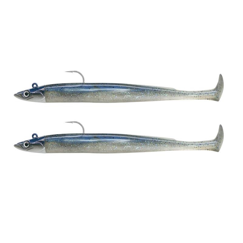 Pour vos sorties - KIT Leurre Souple Arme Fiiish Double Combo Crazy Paddle Tail 150 + Tête Plombée Shore - Electric Blue - 2 - 15 - 10