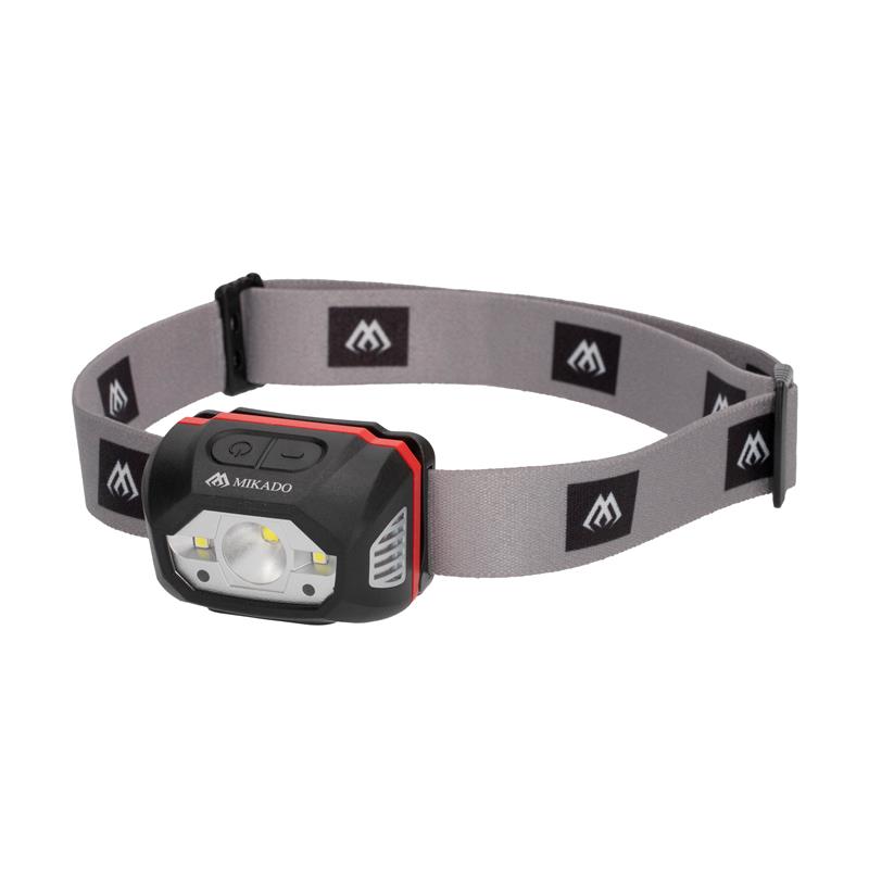 Choix du pêcheur - Lampe Frontale Mikado Head Torch H440S 440 LUM + Move Sensor