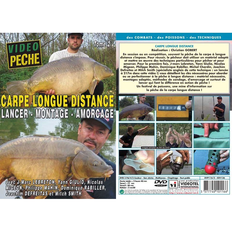 Sélection pêche - DVD - Carpe Longue Distance