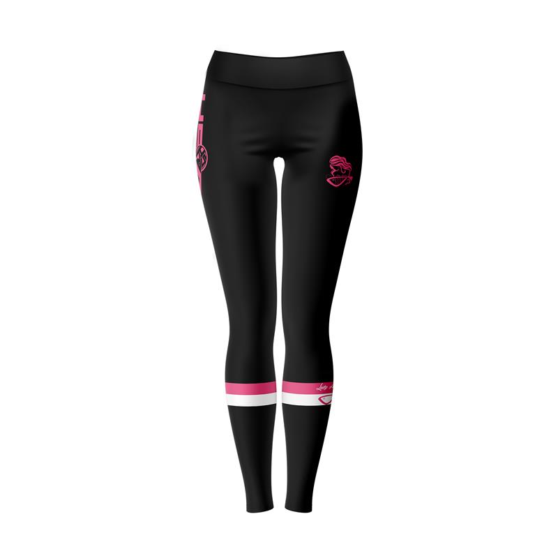 Essentiel pêche - Pantalon Femme HOT Spot Design Leggings Lady Angler Striped - Noir - S