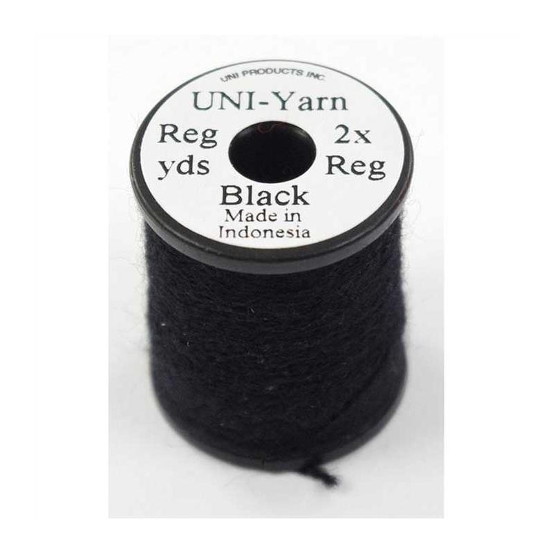 Équipement pratique - FIL Acrylique UNI Yarn - 15M - Black - 15