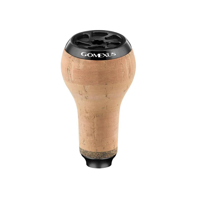 Pour vos sorties - Poignée de Manivelle Gomexus Cork Reel Power Knob 27MM CA27 - Cork & Black - 1