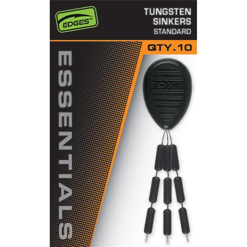 Équipement pratique - Plomb à BAS de Ligne FOX Edges Essentials Tungsten Sinkers - Standard - 10