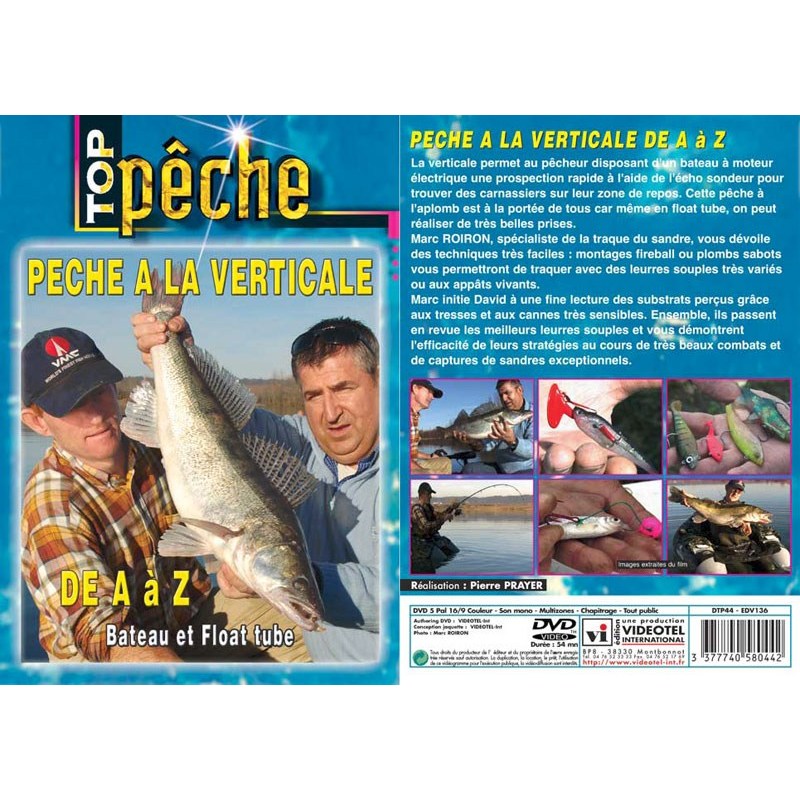 Pour vos sorties - DVD - Pêche à la Verticale de a à Z