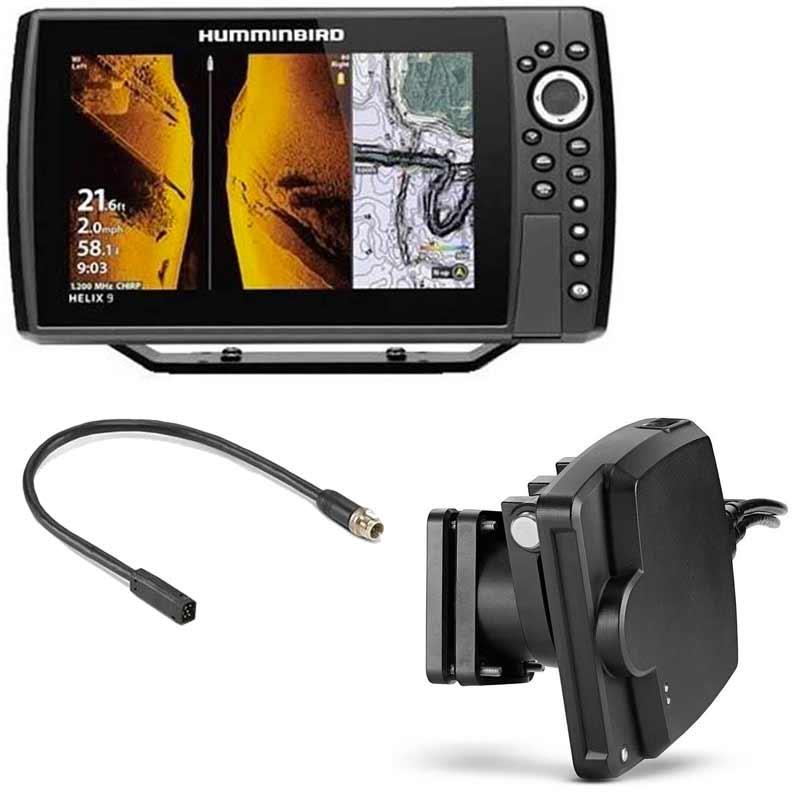 Équipement pratique - Pack Humminbird HELIX9G4N - Cmsi+ta + Sonde AS - Mega - Live
