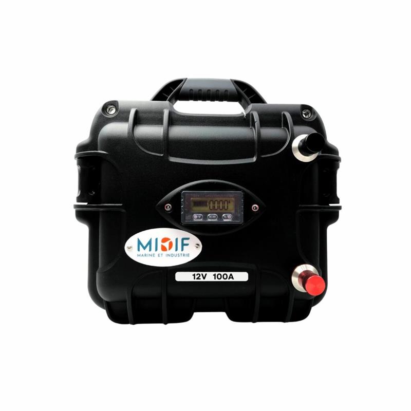 Choix du pêcheur - Batterie Lithium Haswing LIFEPO4 12V 100AMP avec Chargeur