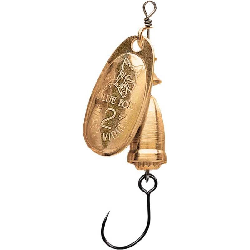 Pour vos sorties - Cuiller Tournante Blue FOX Vibrax Original sans Ardillon - G - N°1 - 1 - 4