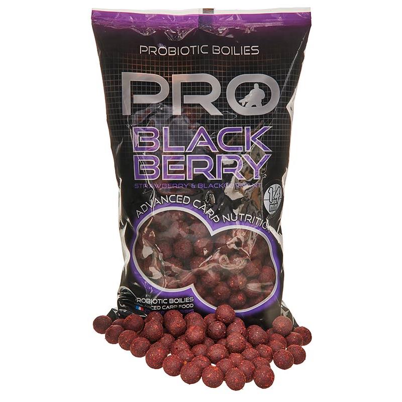 Choix du pêcheur - Bouillette Starbaits PRO Blackberry Boilies - Rouge - 0.8 - 14 - Blackberry