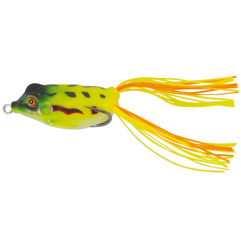 Équipement pratique - Leurre Souple Powerline Frog - 7CM - Jaune - Vert - 1 - 7 - 17