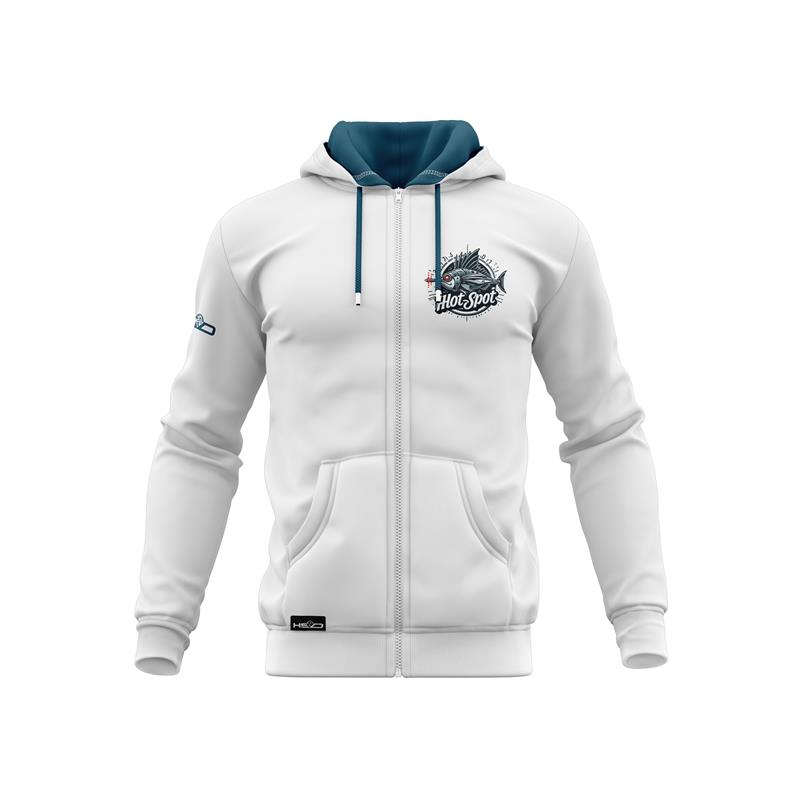 Pour vos sorties - Sweat Homme HOT Spot Design Future Marlin - Blanc - M