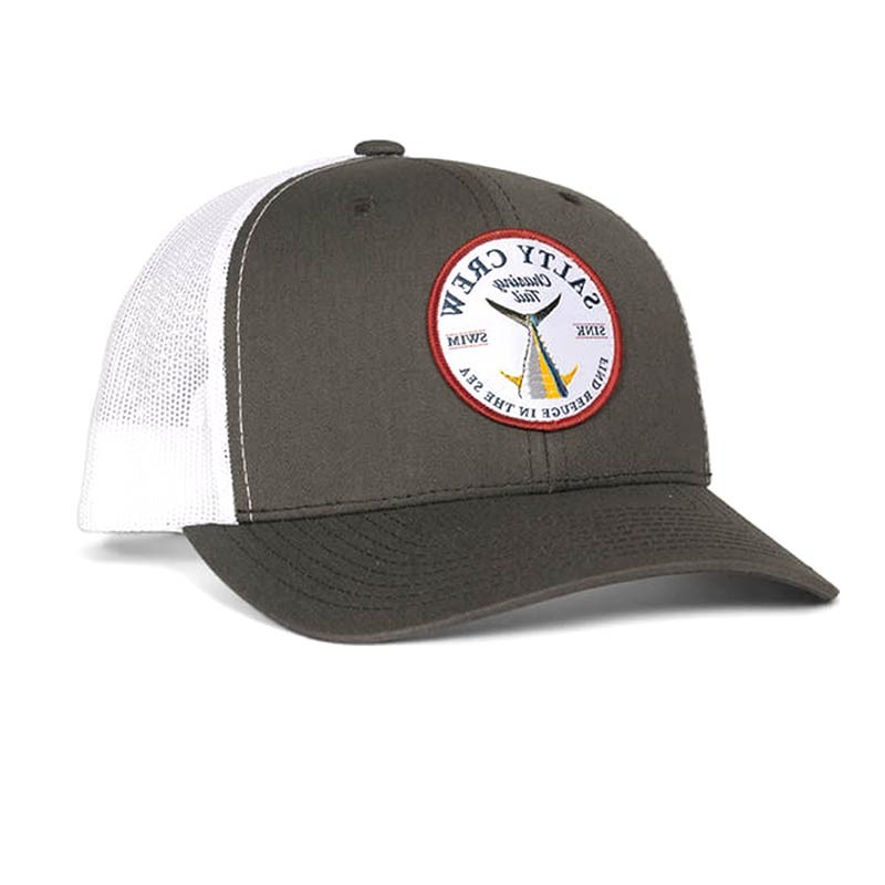 Équipement pratique - Casquette Salty Crew Bottom Dweller Retro Trucker - Charcoal White - Unique